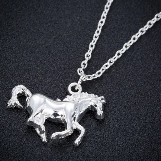 matt sturniolo inspired horse necklace