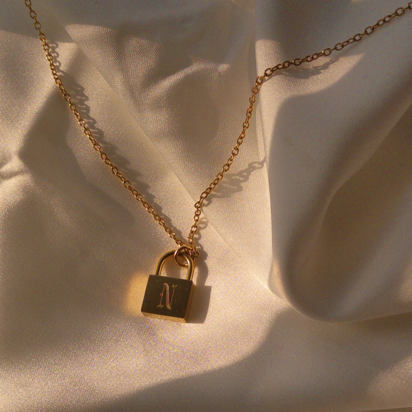 nick sturniolo inspired lock necklace